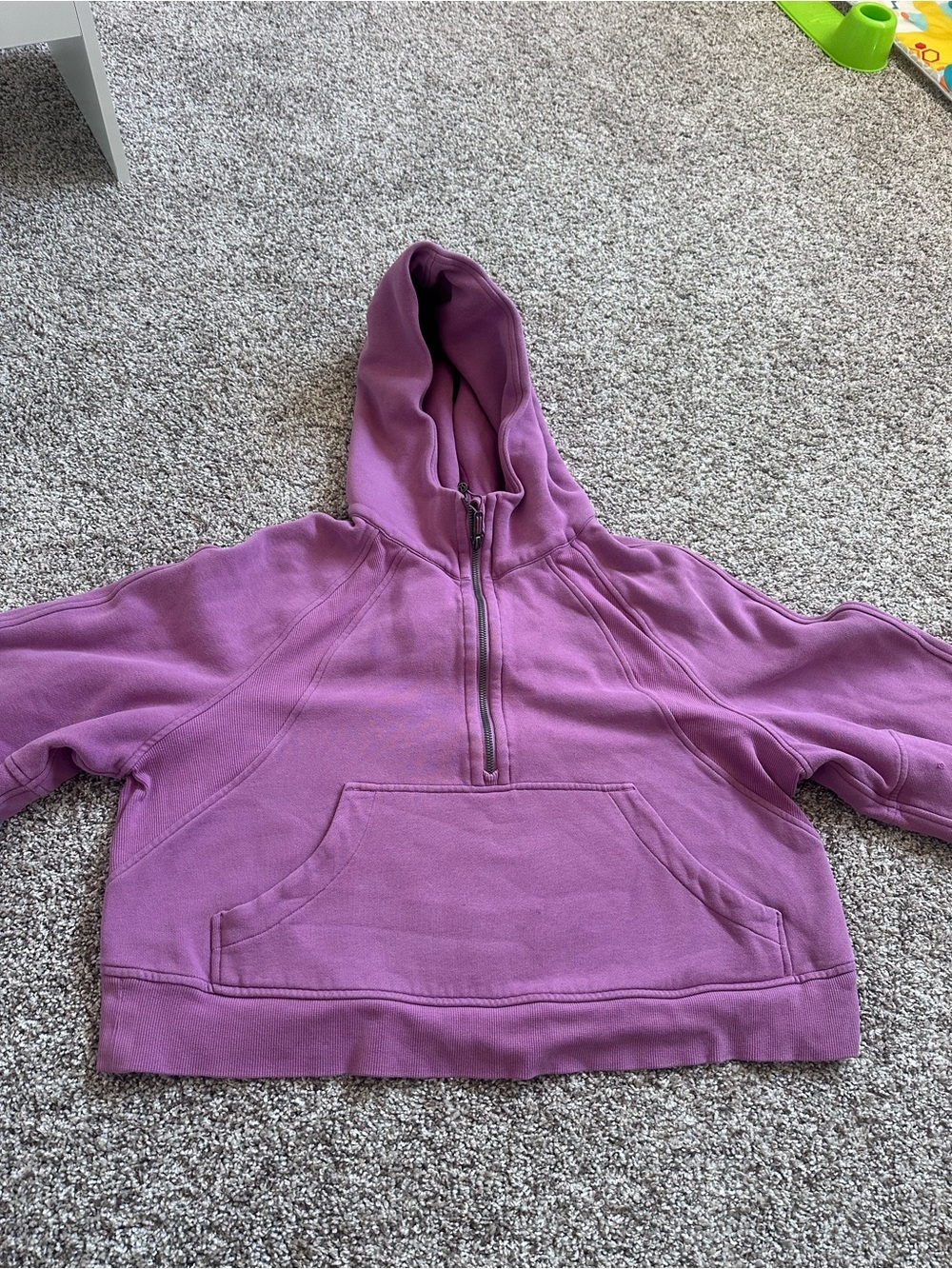 lululemon athletica Purple Half-Zip Scuba